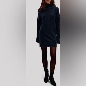 Sweater Dress | Warm Comfortable | Excellent Looks New | Cowl Neck Long Sleeve